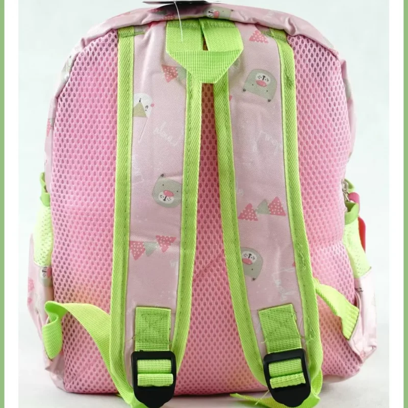 Gyerektáska kisállatos mintával, poliészter, rosé taskaplaza-hu 3