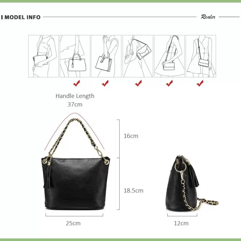 Láncos női válltáska, bőr, szürke taskaplaza-hu 5