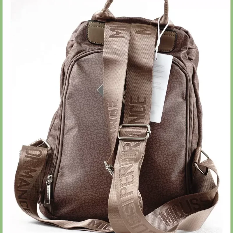 Női hátitáska Micussi, poliészer, barna taskaplaza-hu 3